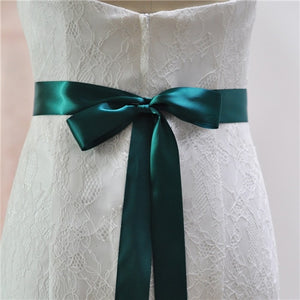 TOPQUEEN S40-4 New Stock Wedding Ribbon Sashs 4cm Width 19 Colors Ribbons for Dresses Satin Sashes Wedding Chair Sashes