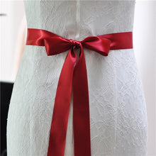 Load image into Gallery viewer, TOPQUEEN S40-4 New Stock Wedding Ribbon Sashs 4cm Width 19 Colors Ribbons for Dresses Satin Sashes Wedding Chair Sashes
