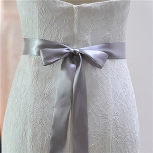 TOPQUEEN S40-4 New Stock Wedding Ribbon Sashs 4cm Width 19 Colors Ribbons for Dresses Satin Sashes Wedding Chair Sashes