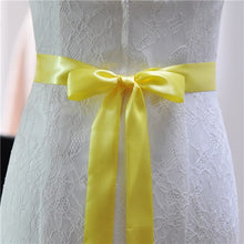 Load image into Gallery viewer, TOPQUEEN S40-4 New Stock Wedding Ribbon Sashs 4cm Width 19 Colors Ribbons for Dresses Satin Sashes Wedding Chair Sashes
