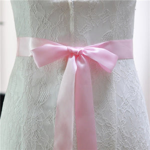 TOPQUEEN S40-4 New Stock Wedding Ribbon Sashs 4cm Width 19 Colors Ribbons for Dresses Satin Sashes Wedding Chair Sashes