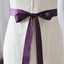 Load image into Gallery viewer, TOPQUEEN S40-4 New Stock Wedding Ribbon Sashs 4cm Width 19 Colors Ribbons for Dresses Satin Sashes Wedding Chair Sashes
