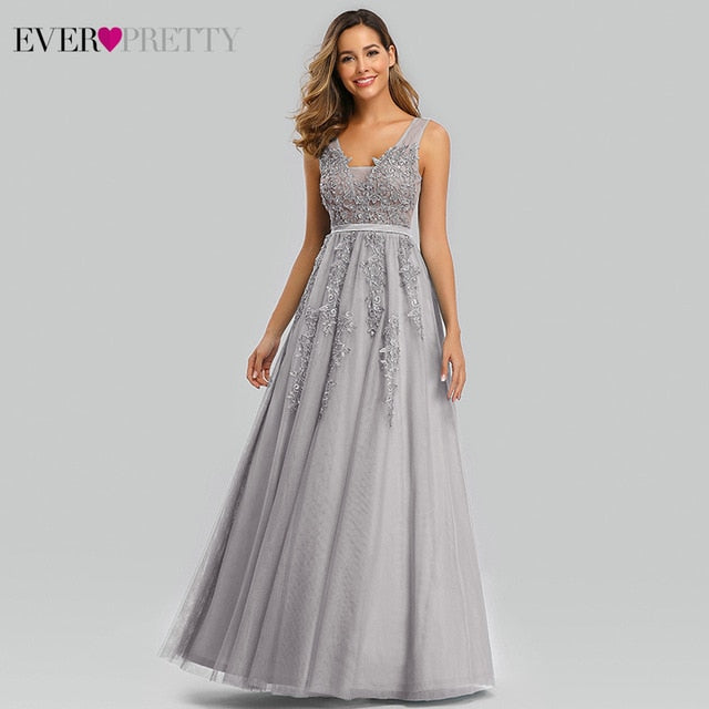 Prom Dresses Long 2020 Ever Pretty Elegant Long V-neck Tulle Lace Appl passionmates Prom Dresses Long 2020 Ever Pretty Elegant Long V-neck Tulle Lace Appl passionmates