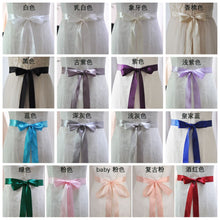 Load image into Gallery viewer, TOPQUEEN S40-4 New Stock Wedding Ribbon Sashs 4cm Width 19 Colors Ribbons for Dresses Satin Sashes Wedding Chair Sashes
